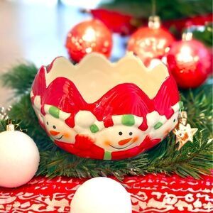 ‎SNOWMAN CANDY DISH